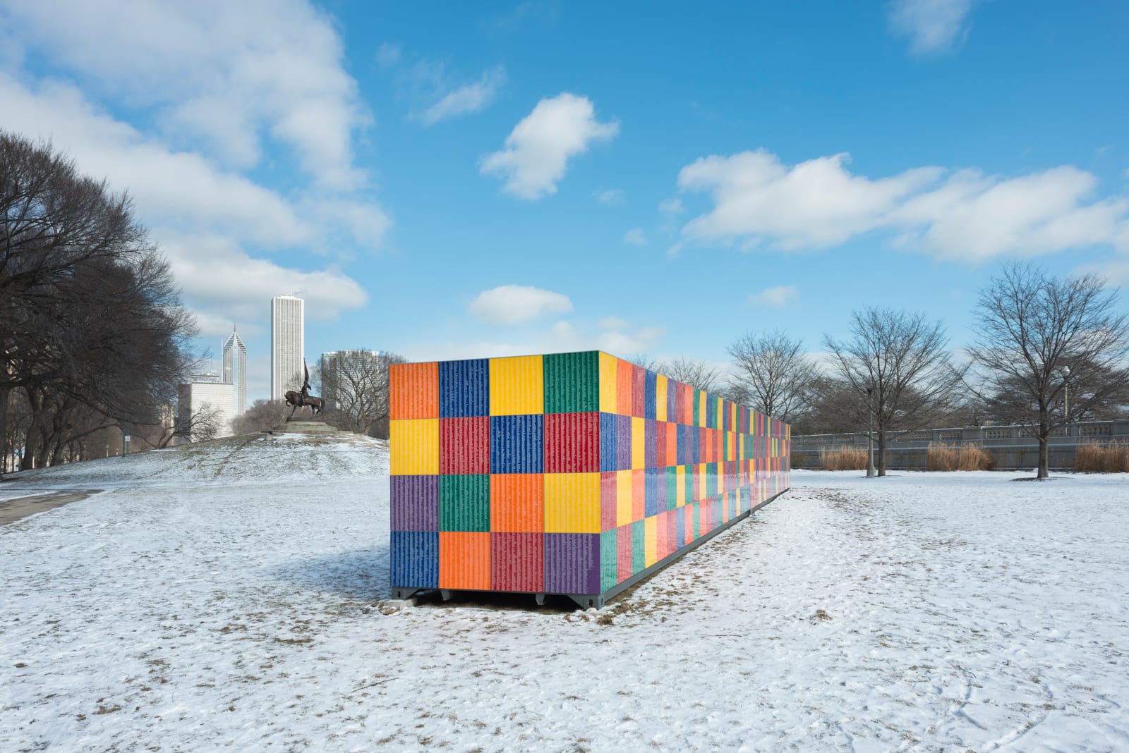 Tony Tasset, Artist Monument, 2014