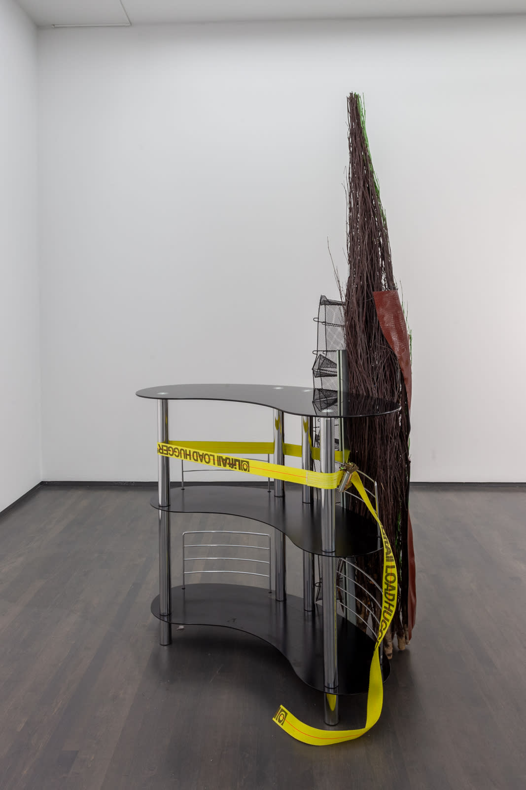 Jessica Stockholder, Assist: Stripped Strike, 2017