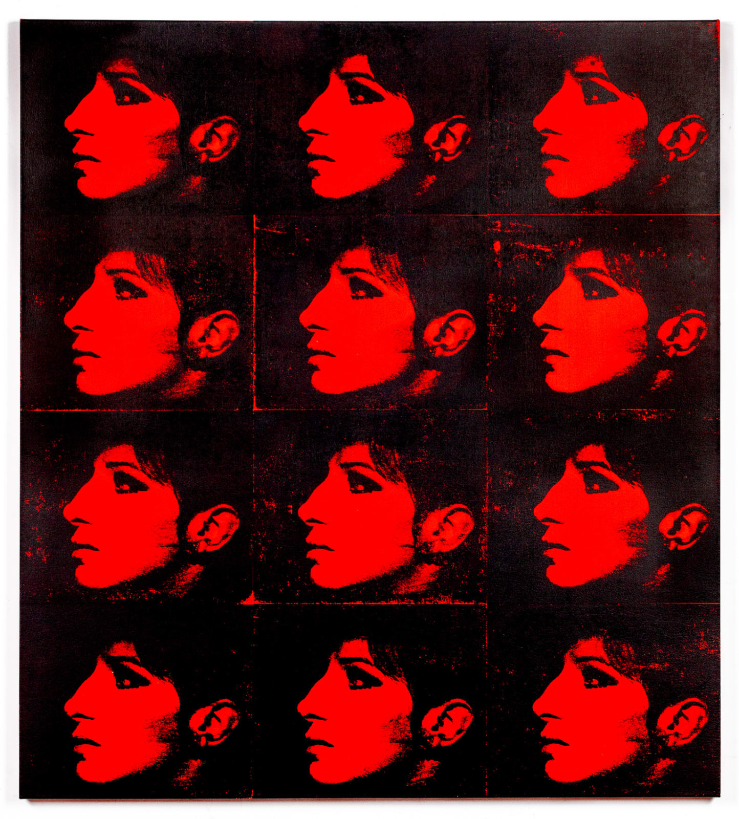 Deborah Kass, 12 Red Barbras (the Jewish Jackie Series), 1993