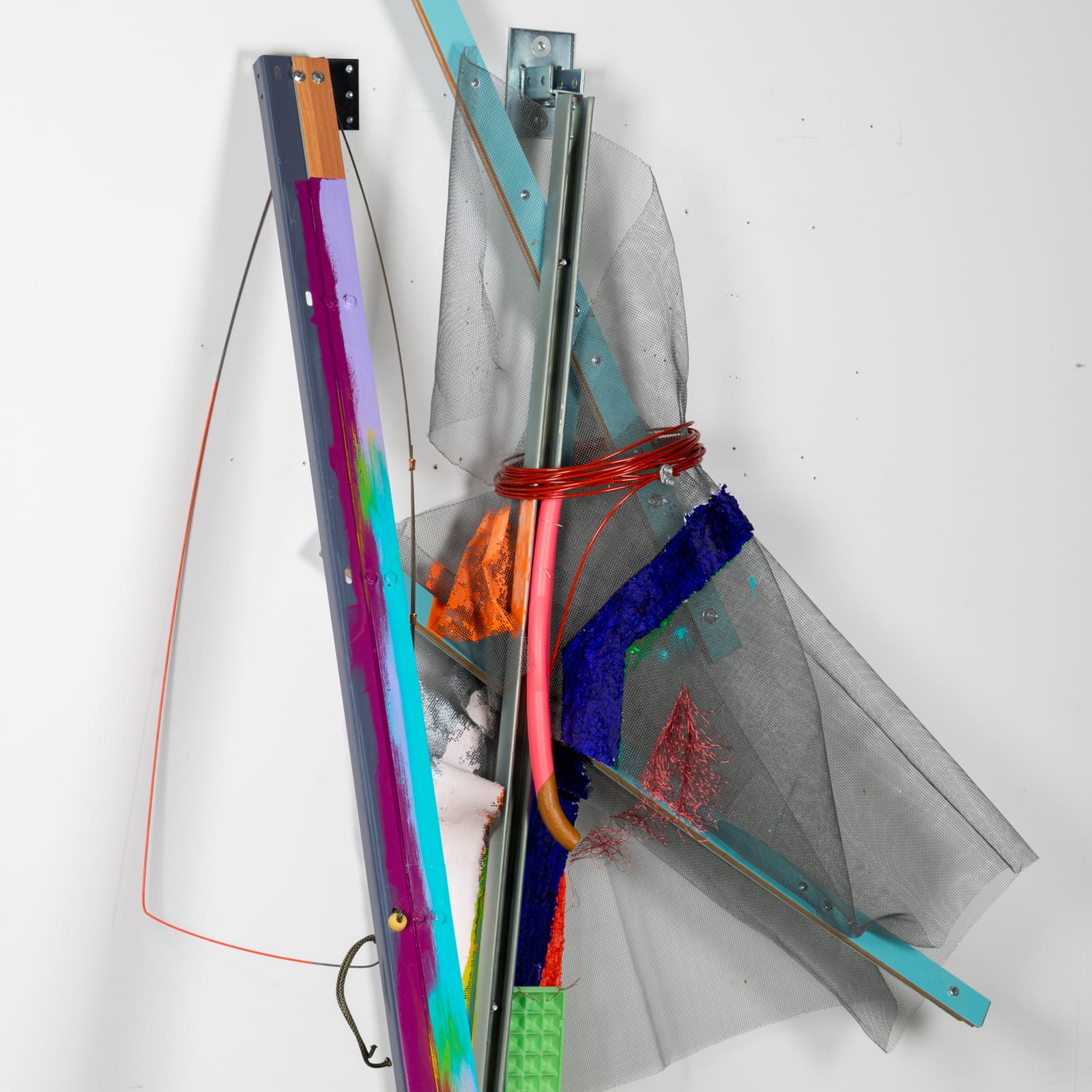 Jessica Stockholder, Screen Detail, 2016
