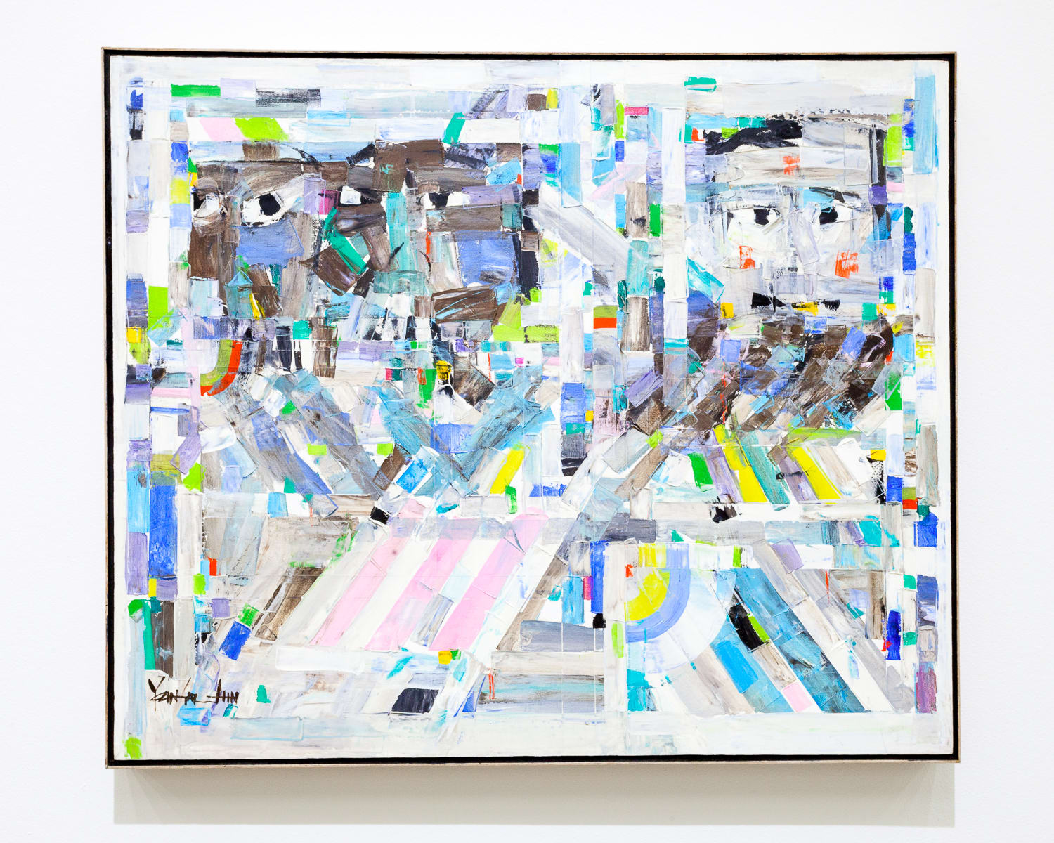 Young-Il Ahn, Self Reflection (Masks & Birds), 2002