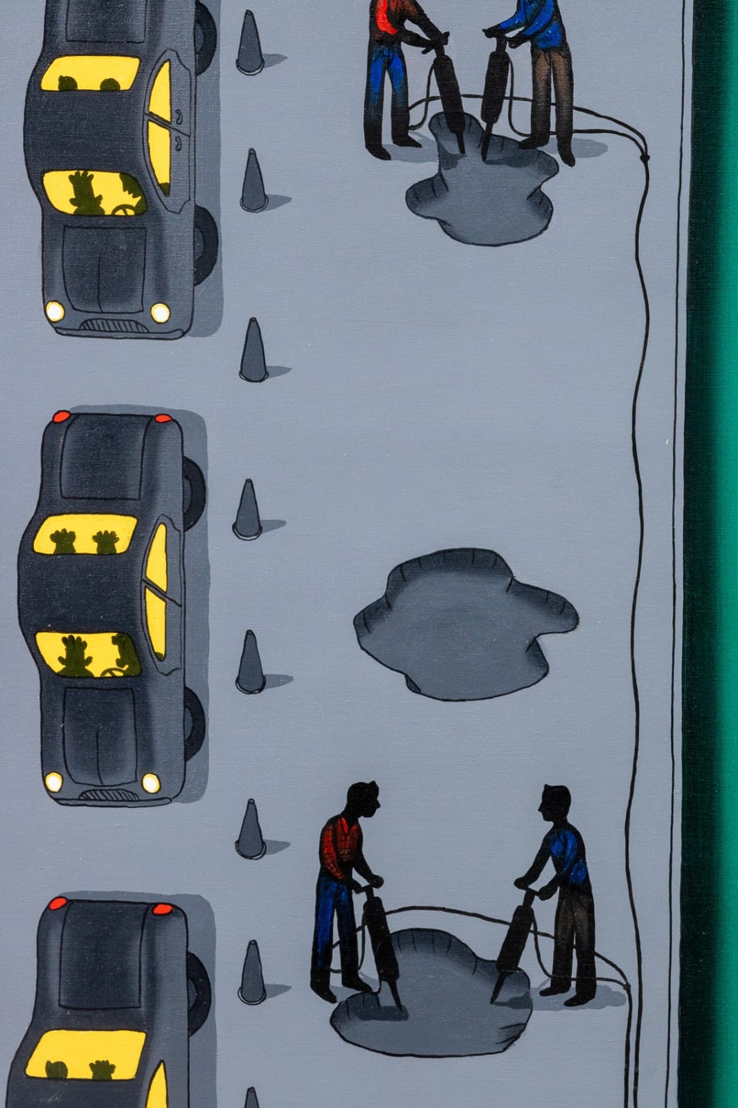 Roger Brown, They Call This an Expressway?, 1986