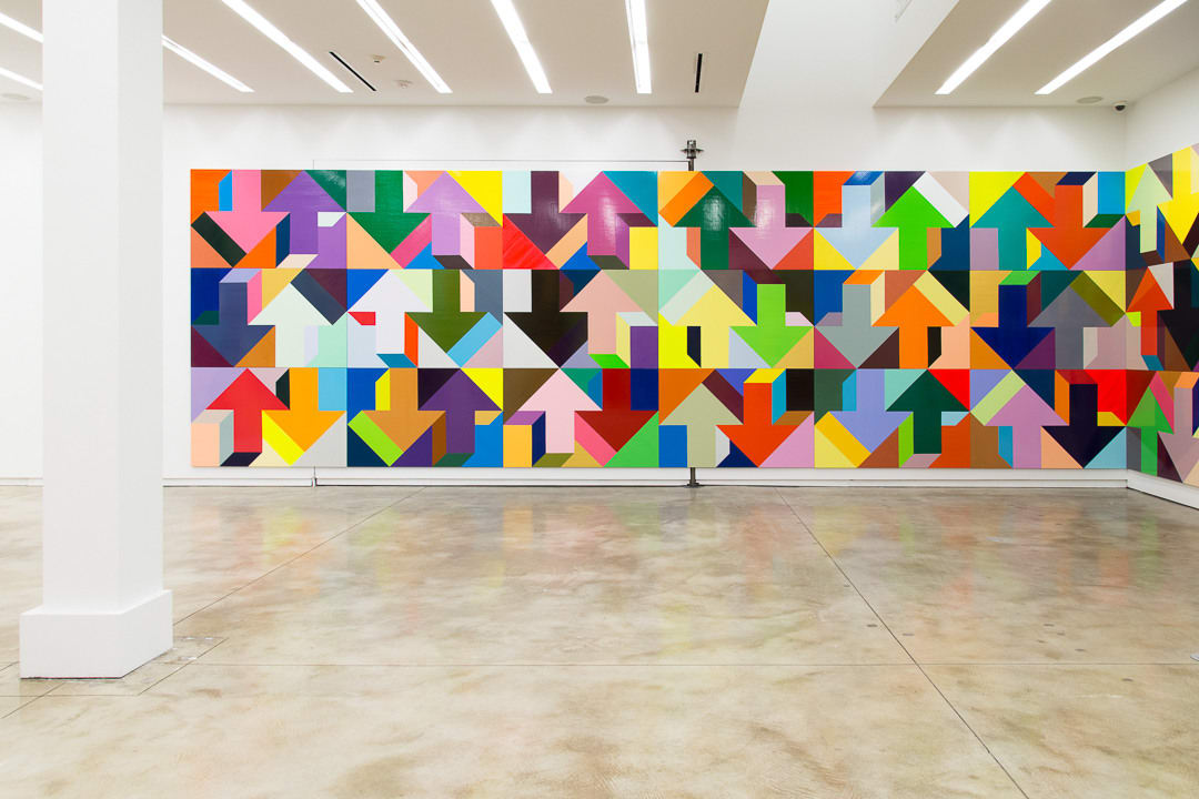 Tony Tasset, Arrow Painting 37, 2015