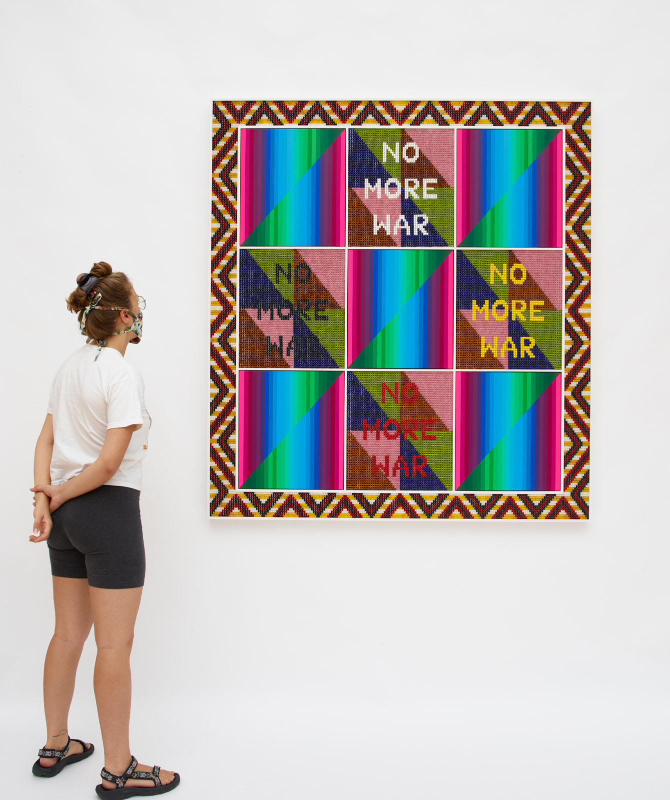 Jeffrey Gibson, NO MORE WAR, 2020