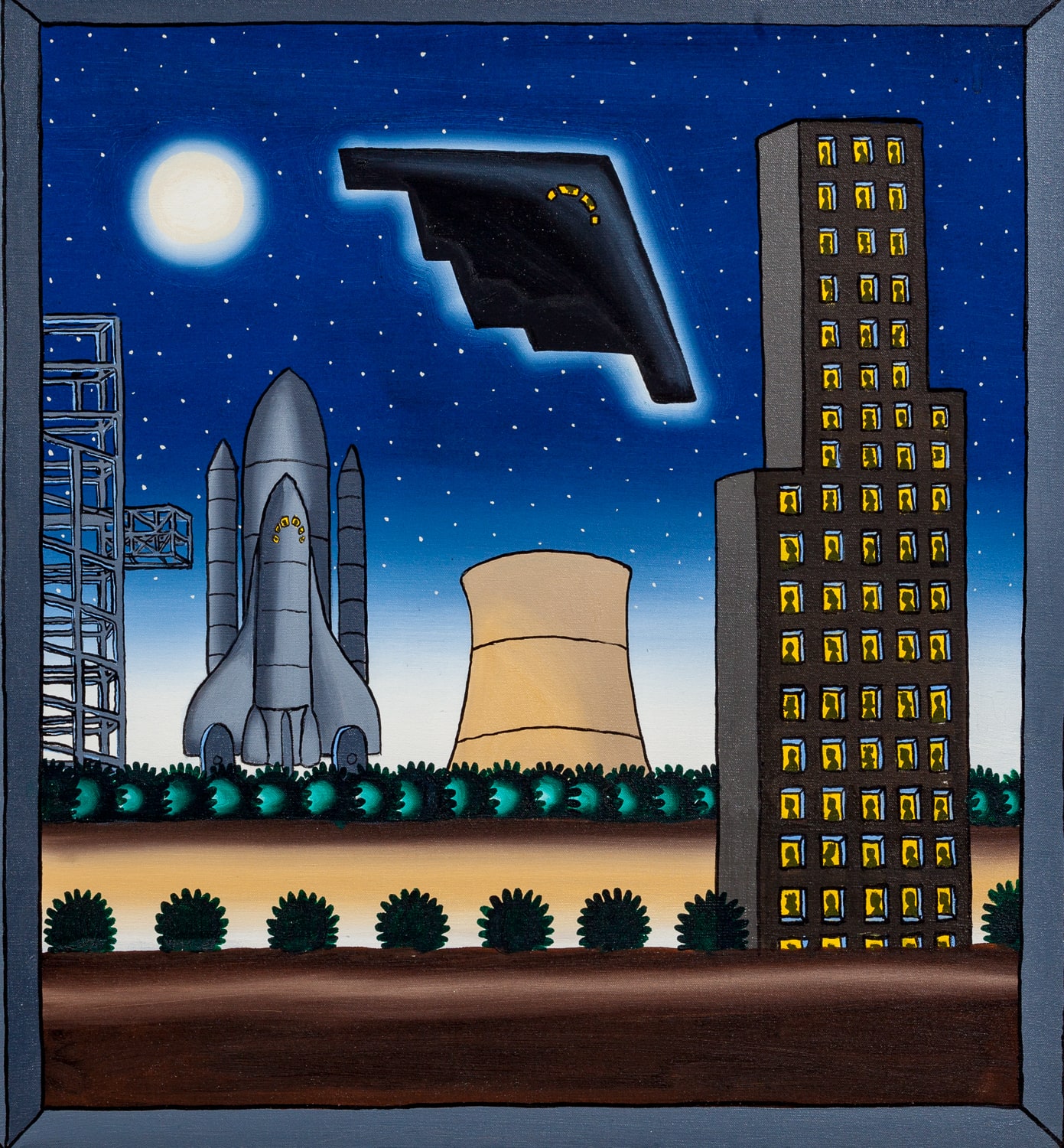 Roger Brown, Past and Future Art, 1989
