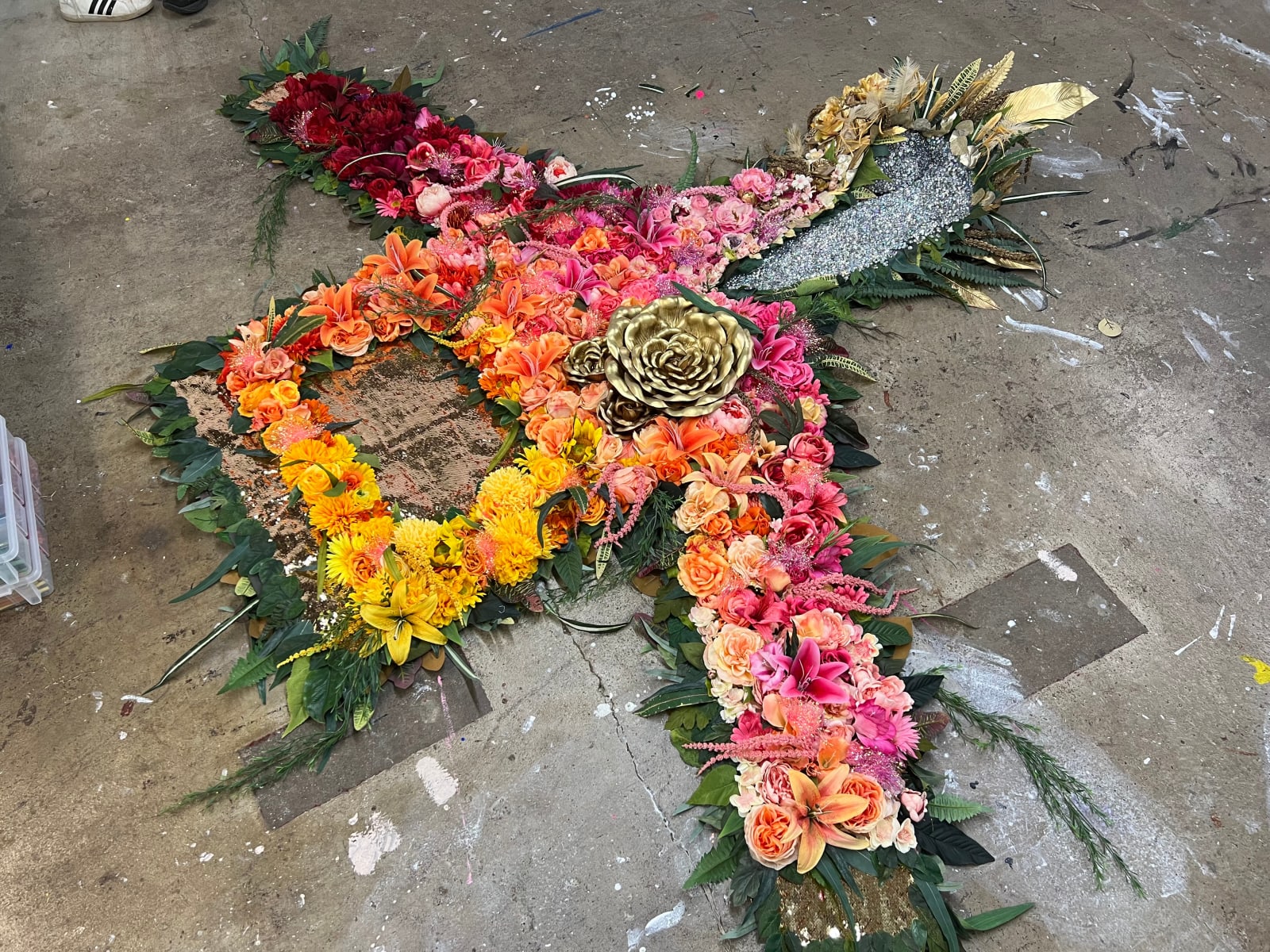 Devan Shimoyama, Untitled (For Trayvon), 2021