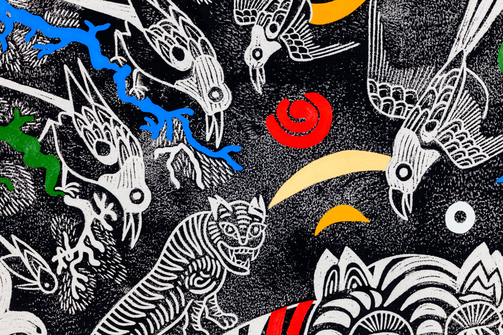 Kour Pour, Mama with Her Cubs, 2020