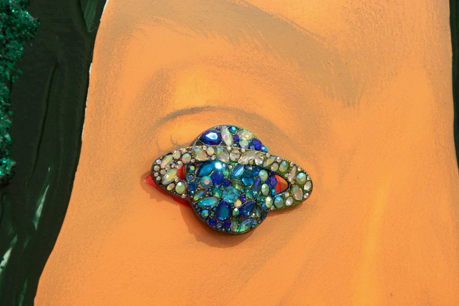 Devan Shimoyama, Self Portrait as Aaliyah, 2022