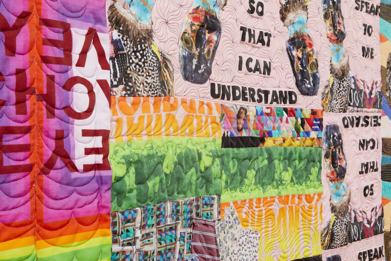 Jeffrey Gibson, PROTECTS THE LAND, 2019