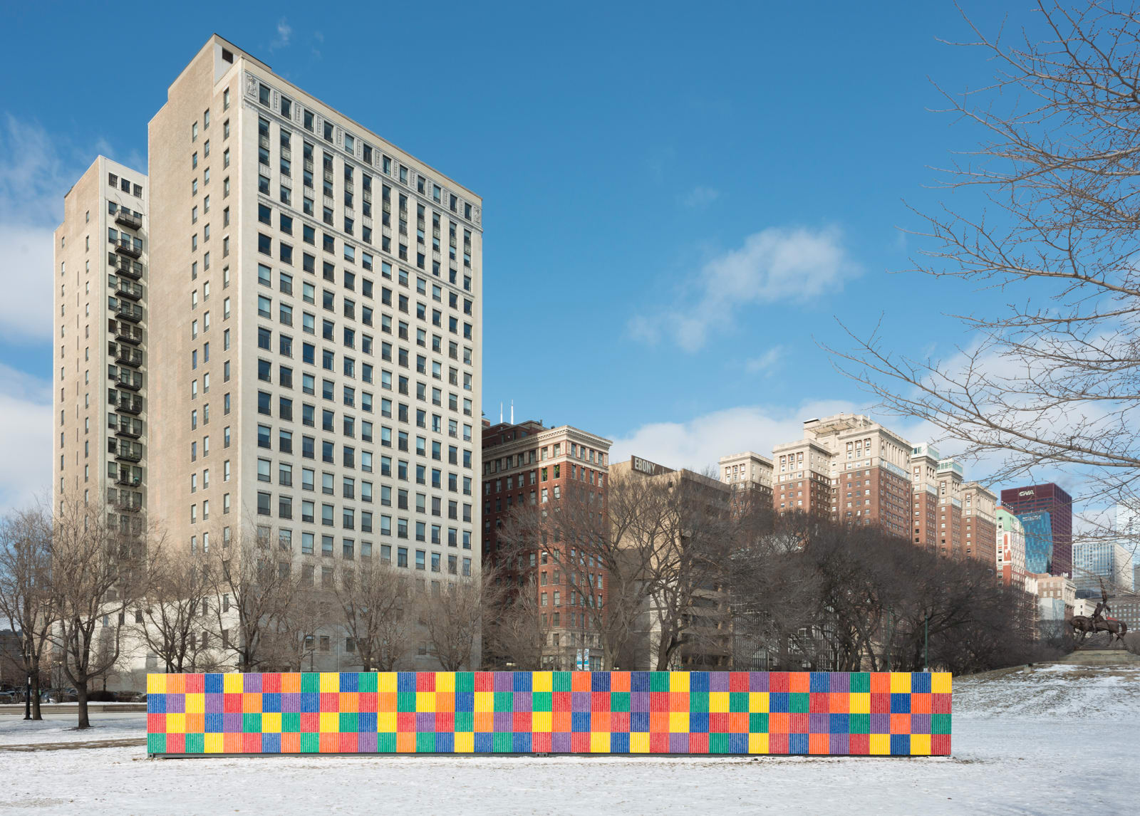 Tony Tasset, Artist Monument, 2014