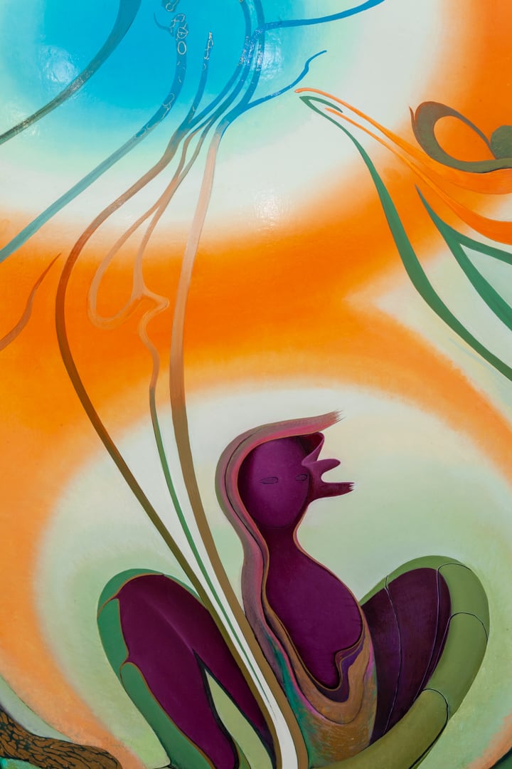 Inka Essenhigh, The Blazing World, 2019