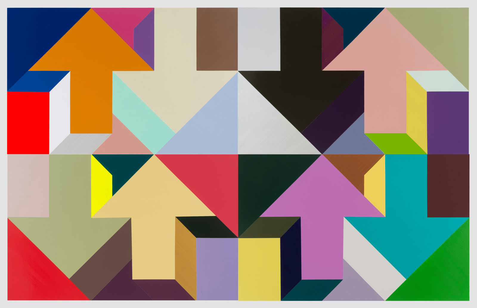 Tony Tasset, Arrow Painting 38, 2015