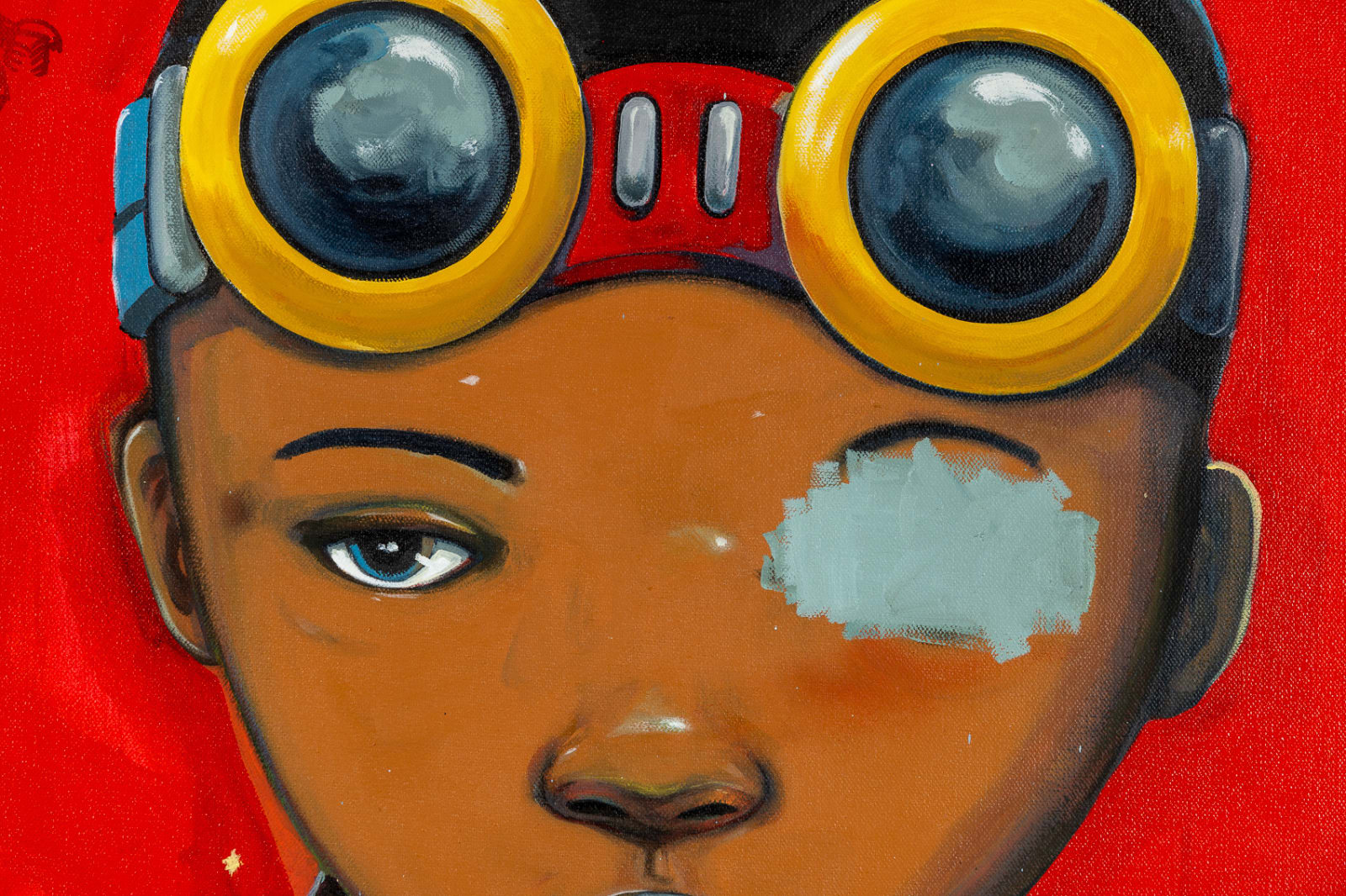 Hebru Brantley, Blood is a Crip, 2016