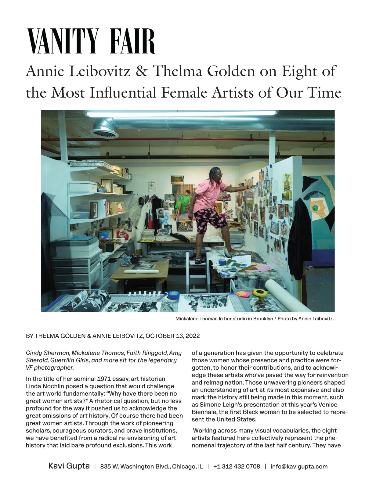 Mickalene Thomas, Jet Blue #18, 2021