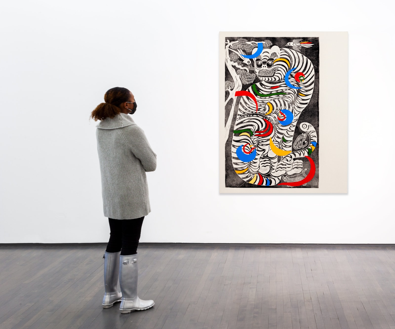 Kour Pour, Kkachi Horangi (Magpie and Tiger), 2021