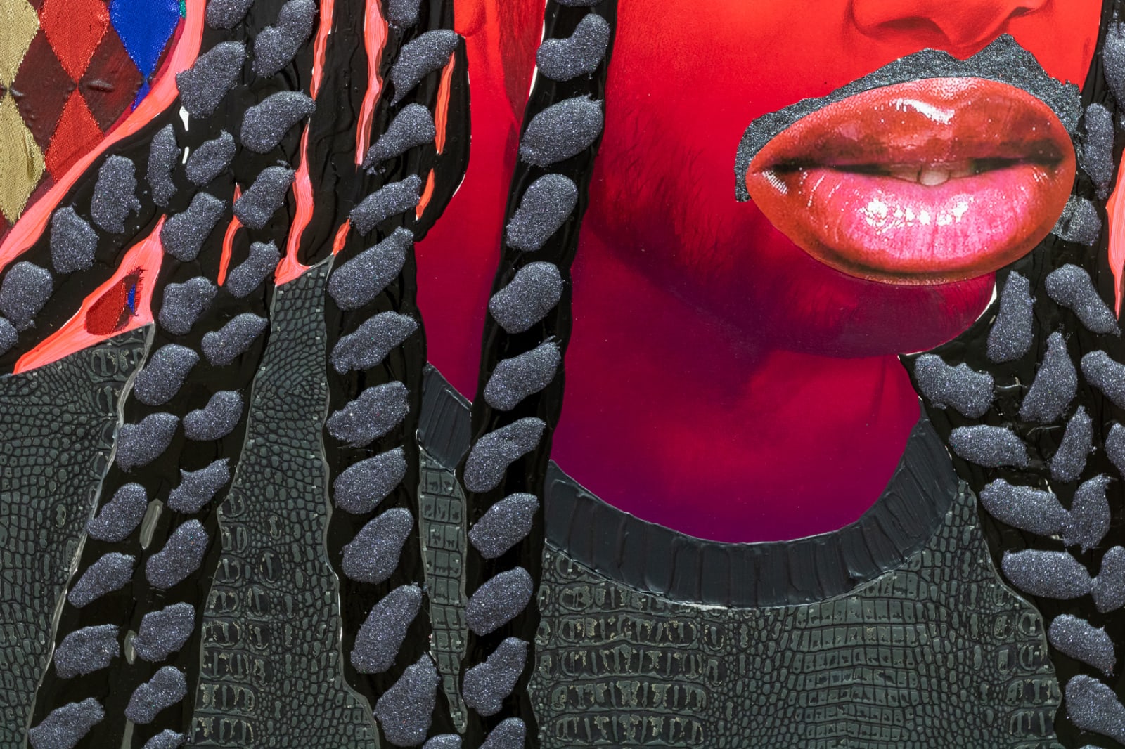 Devan Shimoyama, Self Portrait as Coi, 2022