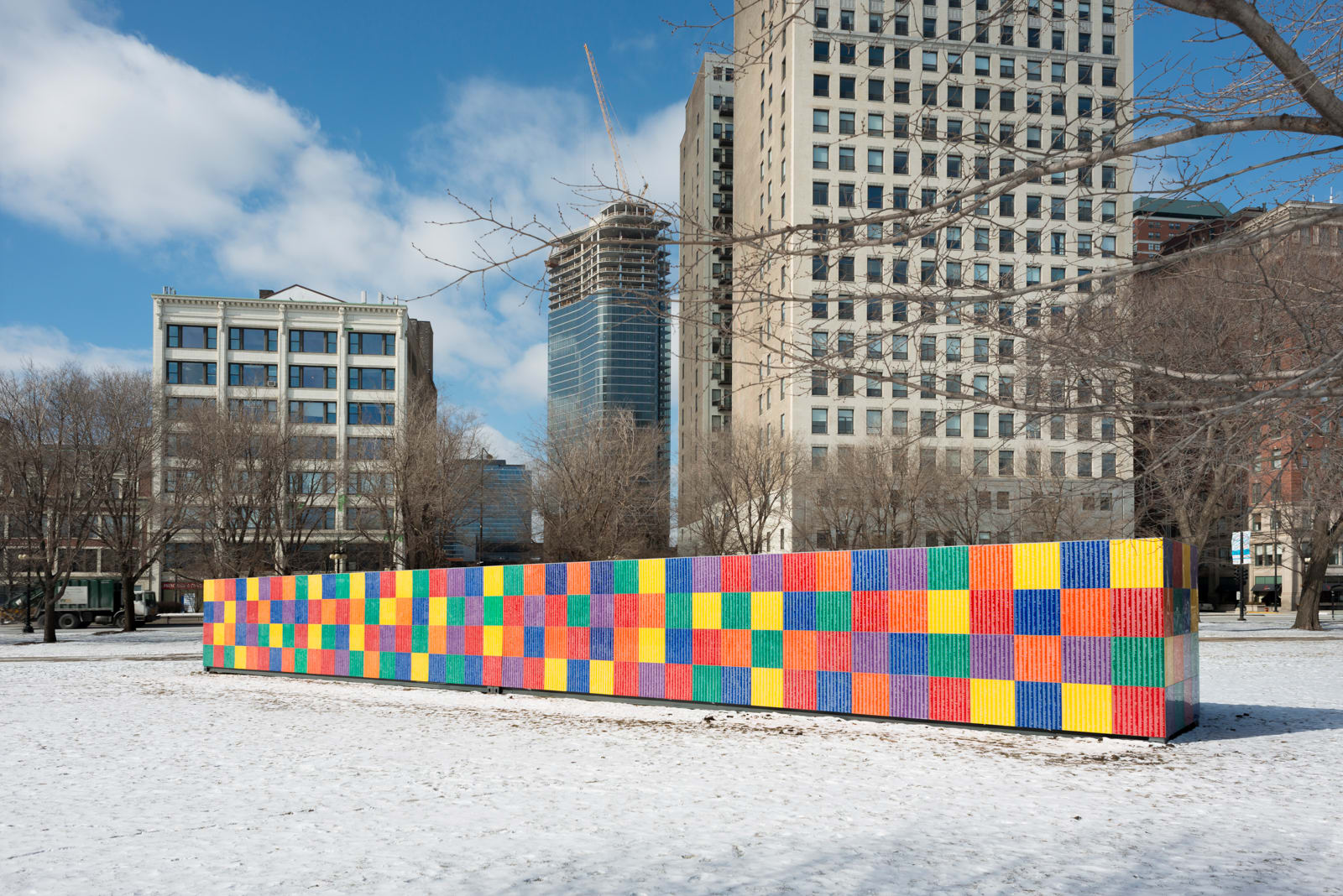 Tony Tasset, Artist Monument, 2014