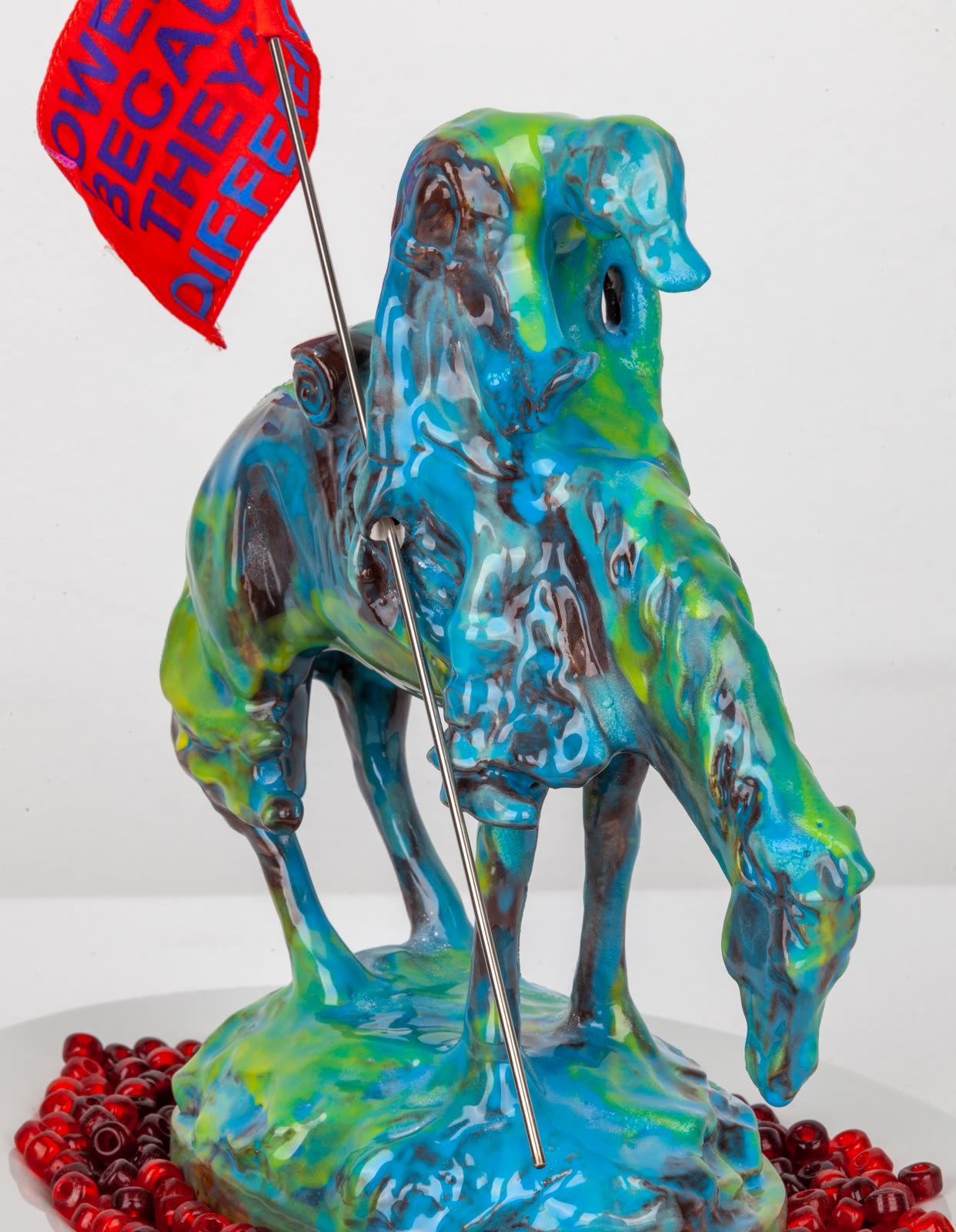 Jeffrey Gibson, POWERFUL BECAUSE THEY’RE DIFFERENT , 2021