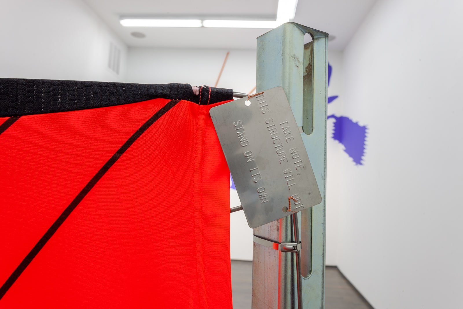 Jessica Stockholder, Assist: Flagged & Down, 2017