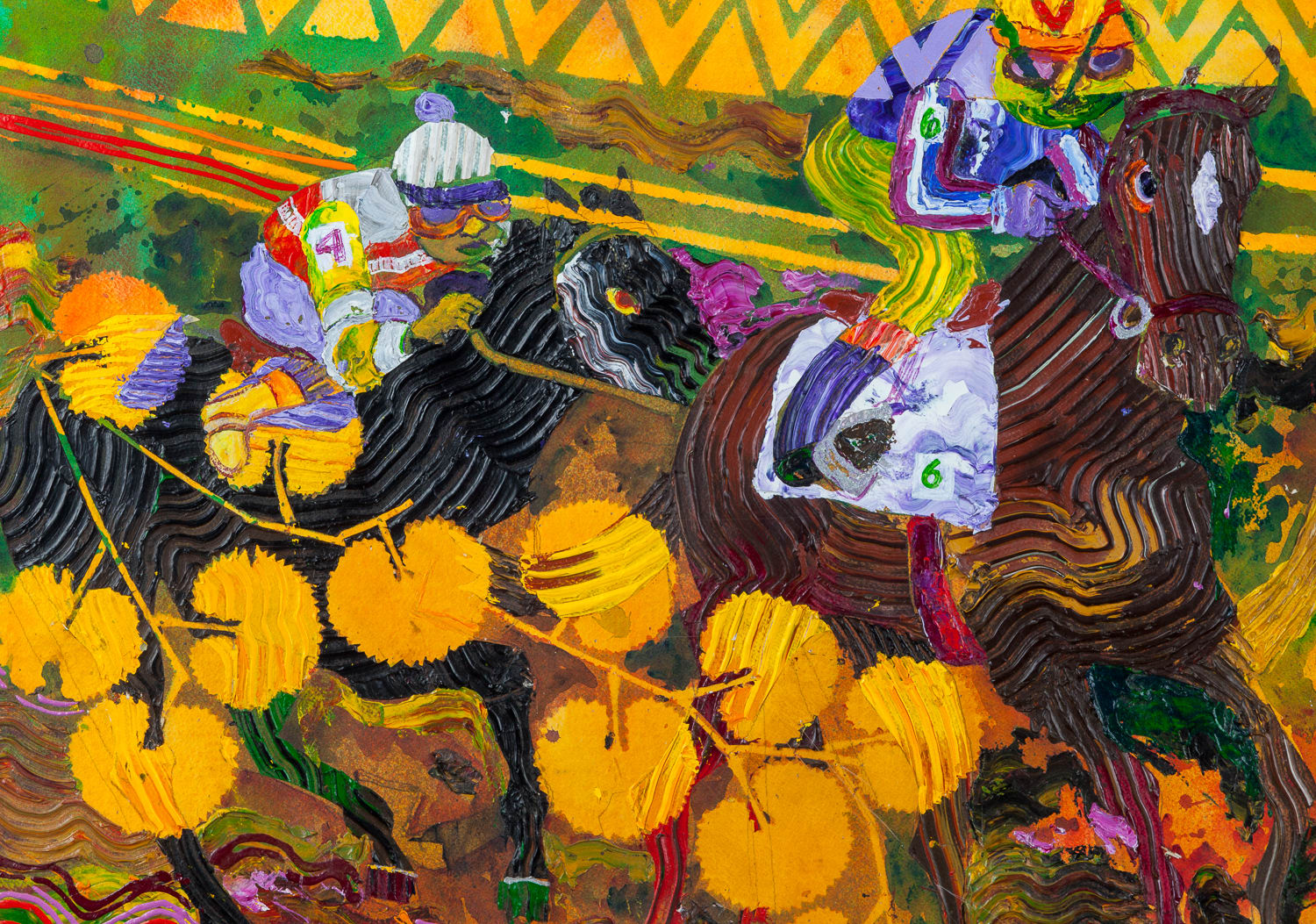 Wadsworth Jarrell, At the Races, 1992