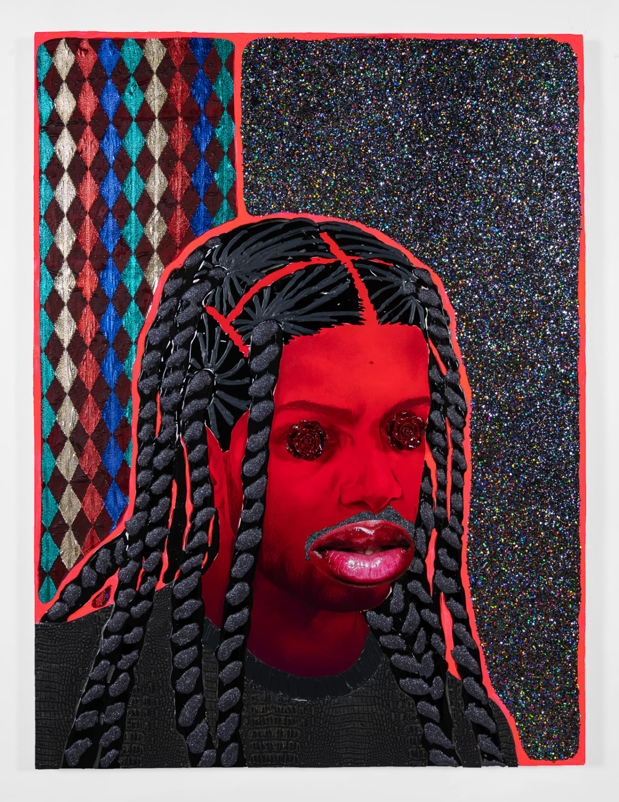 Devan Shimoyama, Self Portrait as Coi, 2022