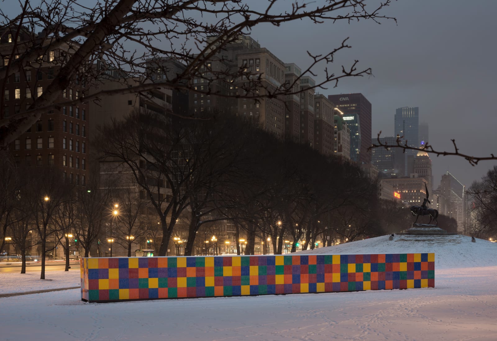 Tony Tasset, Artist Monument, 2014