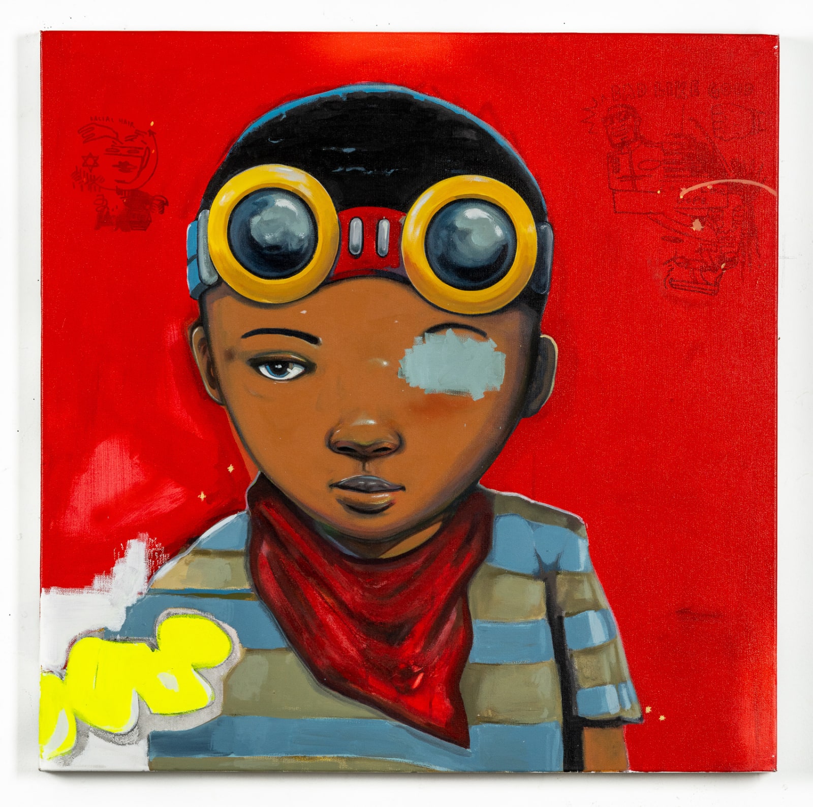 Hebru Brantley, Blood is a Crip, 2016