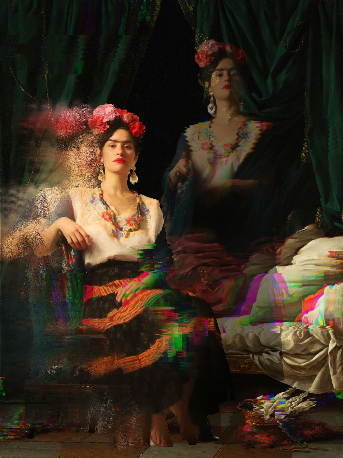 Rewind Collective, Double Exposure - Frida #2, 2022