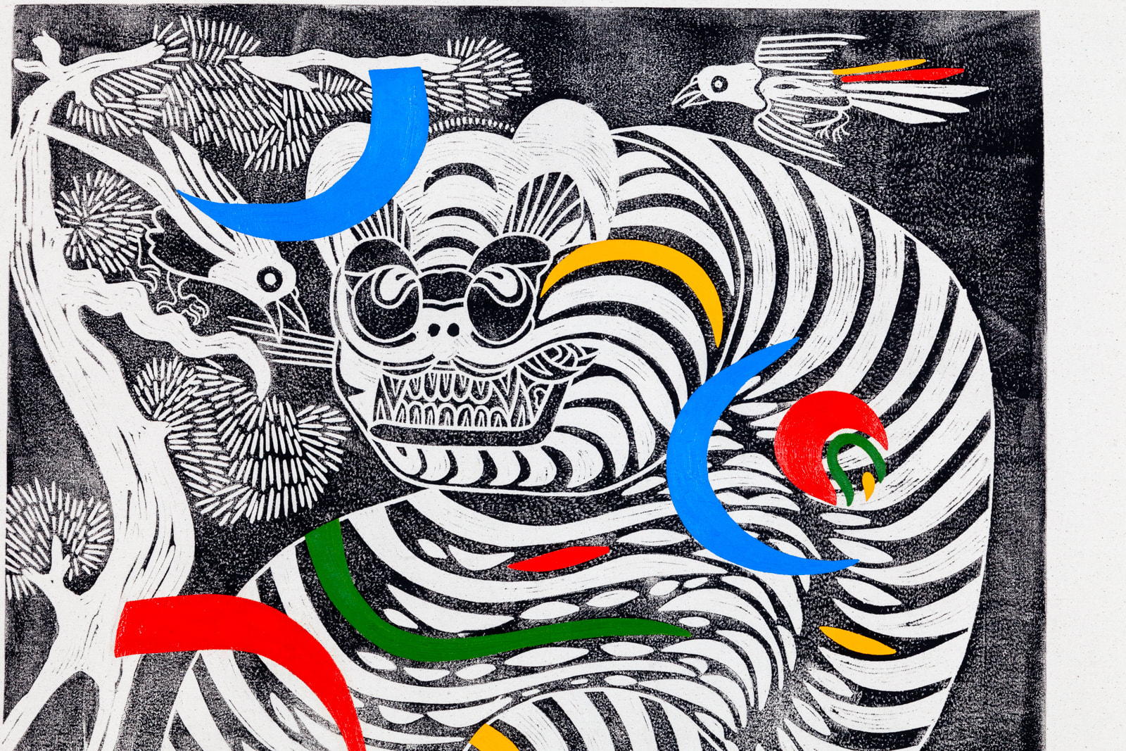 Kour Pour, Kkachi Horangi (Magpie and Tiger), 2021