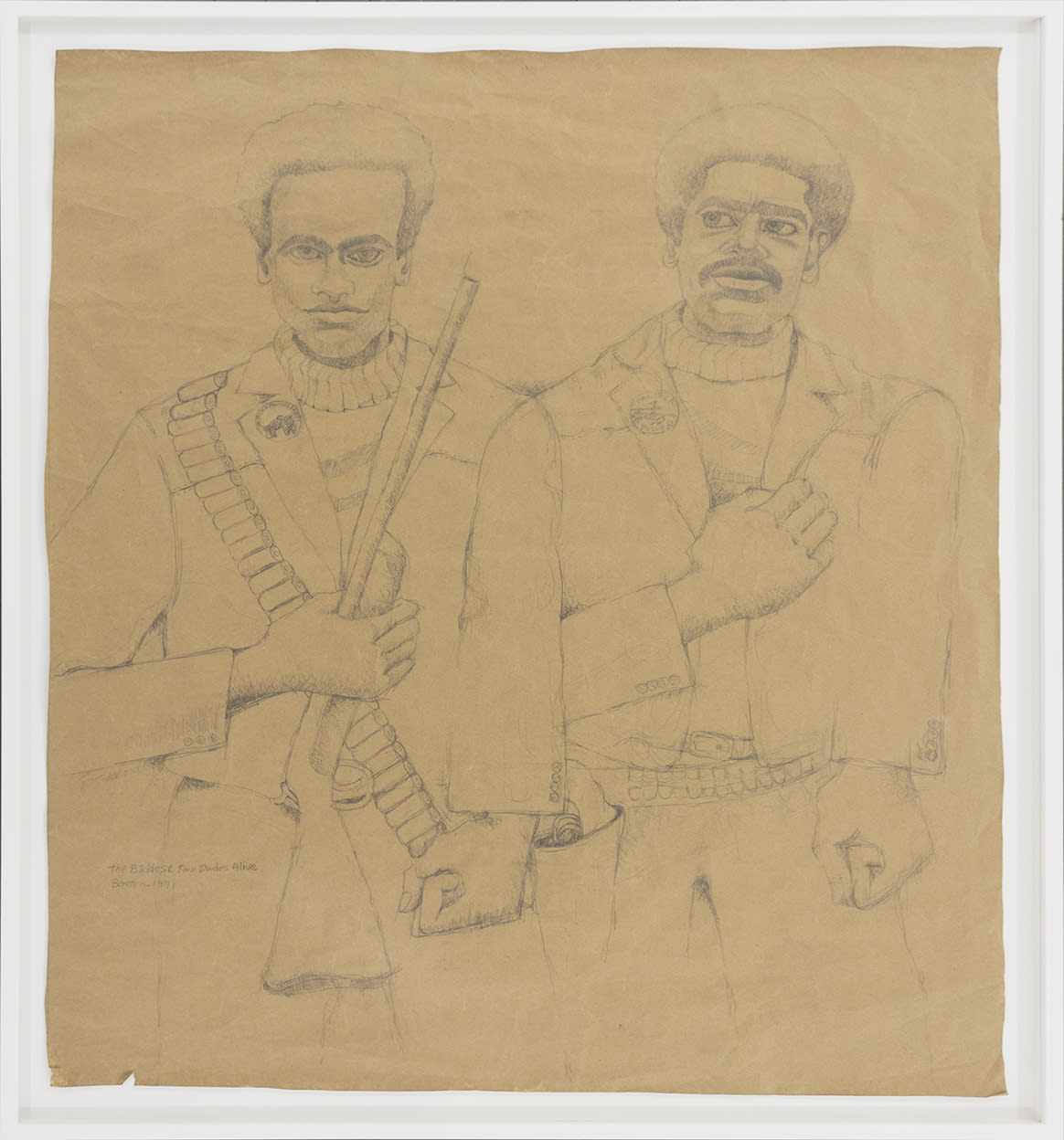 Wadsworth Jarrell, Baddest Two Dudes Alive: Huey and Bobby, 1971