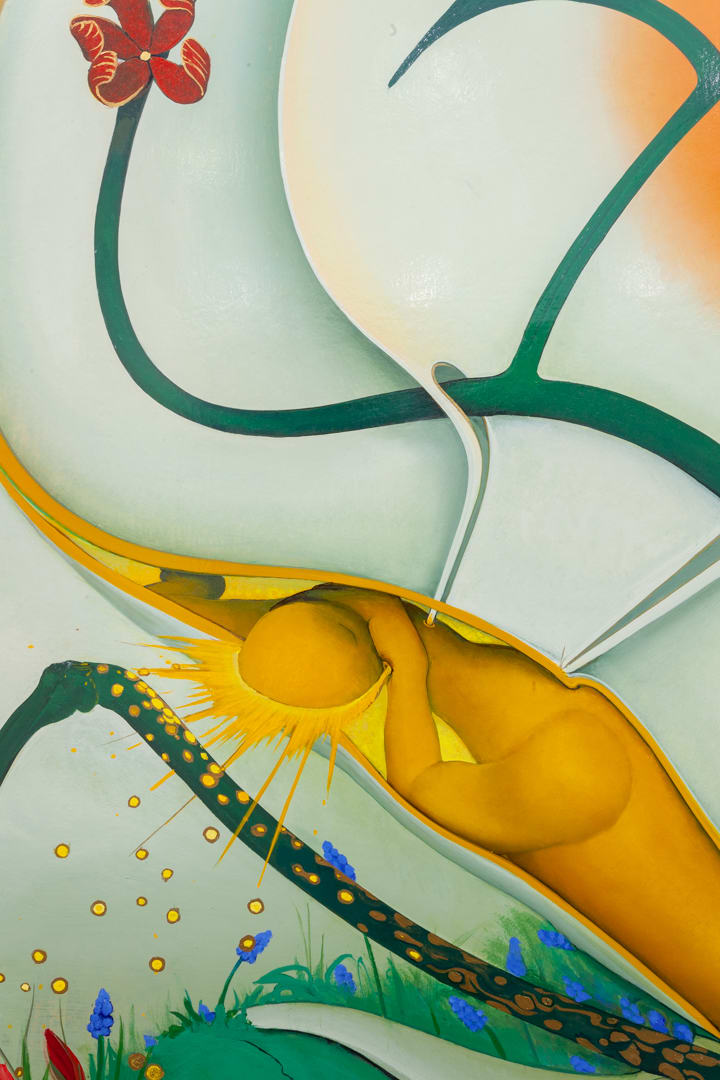 Inka Essenhigh, The Blazing World, 2019