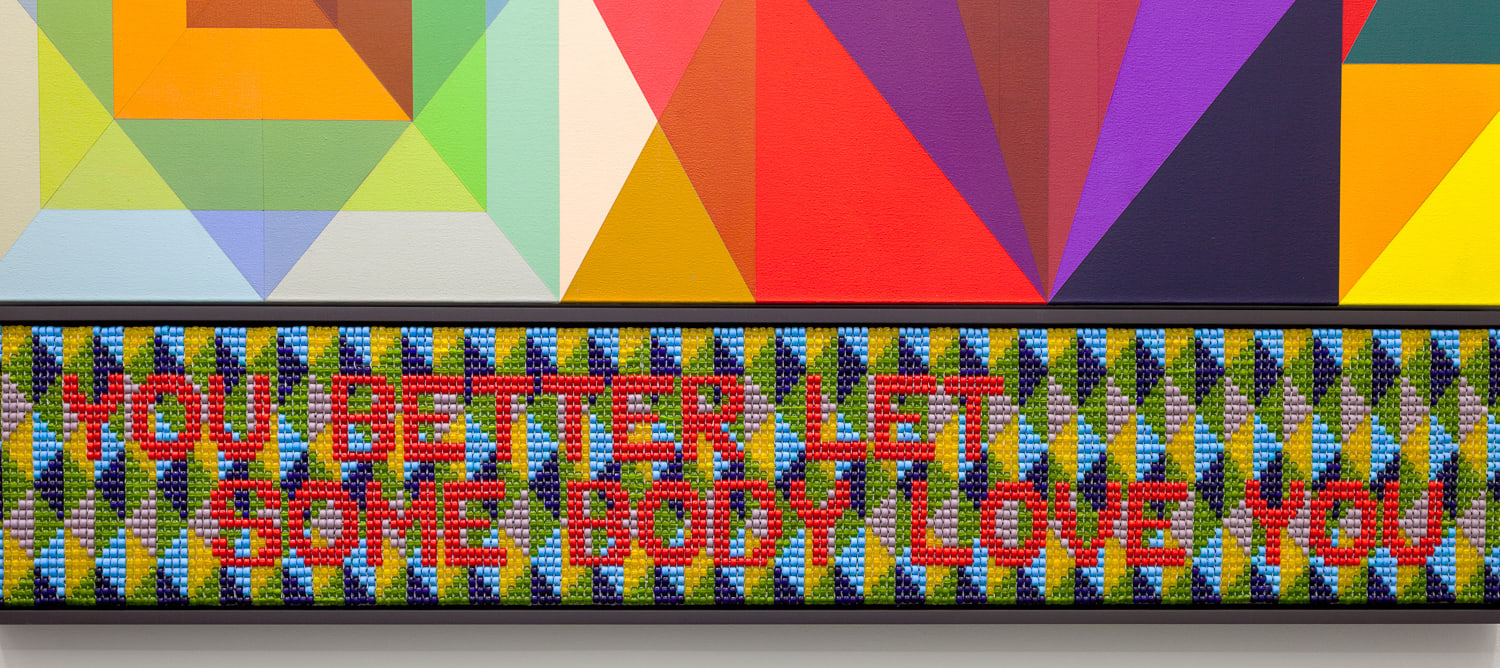 Jeffrey Gibson, YOU BETTER LET SOME BODY LOVE YOU, 2019