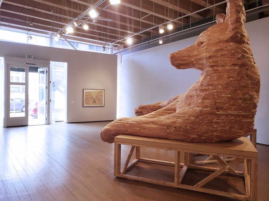 Marie Watt, COMPANION SPECIES (UNDERBELLY), 2018