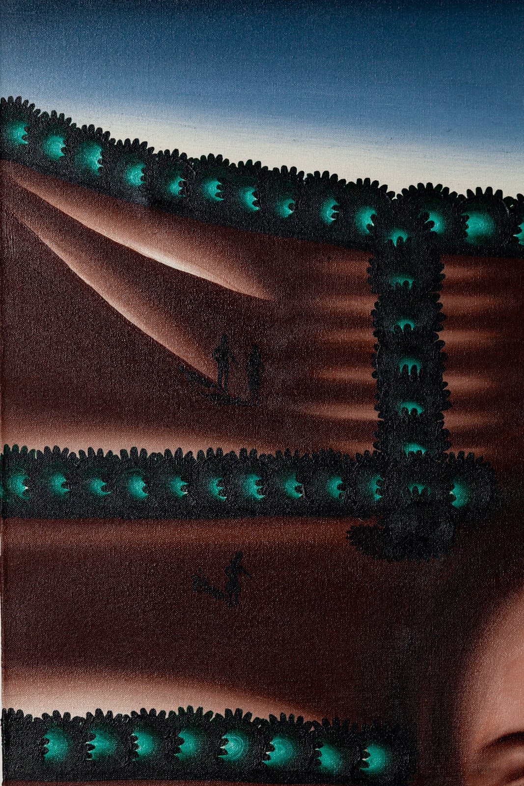 Roger Brown, Veronica’s Landscape, 1988