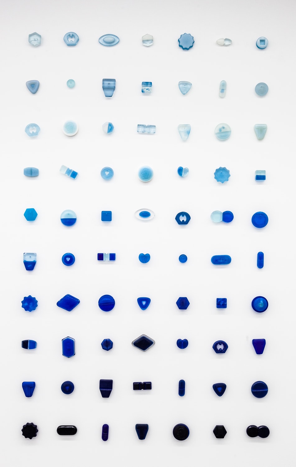 Beverly Fishman, Bluer than Blue, #1 - 70, 2000