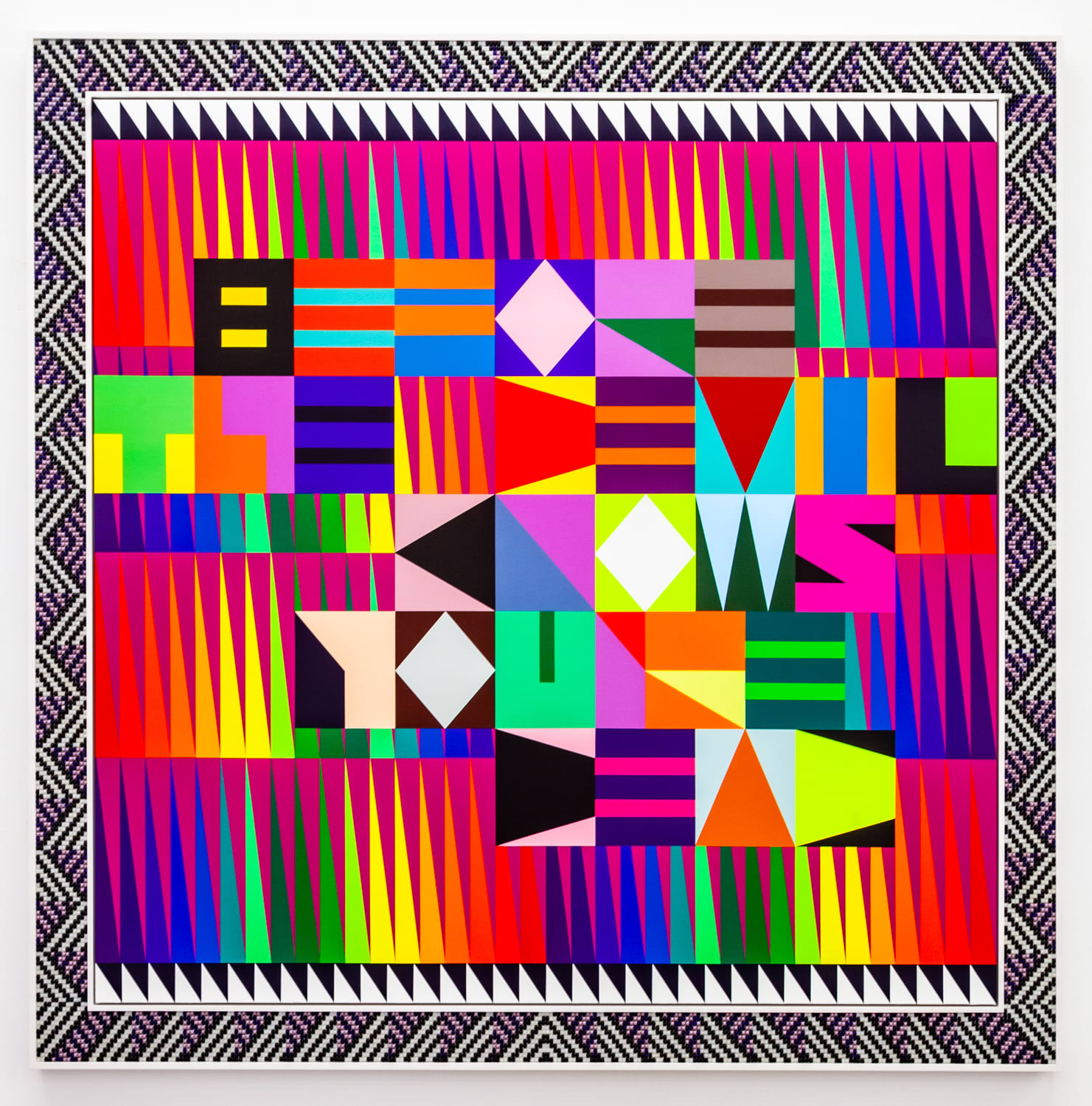 Jeffrey Gibson, BEFORE THE DEVIL KNOWS YOU'RE DEAD, 2019