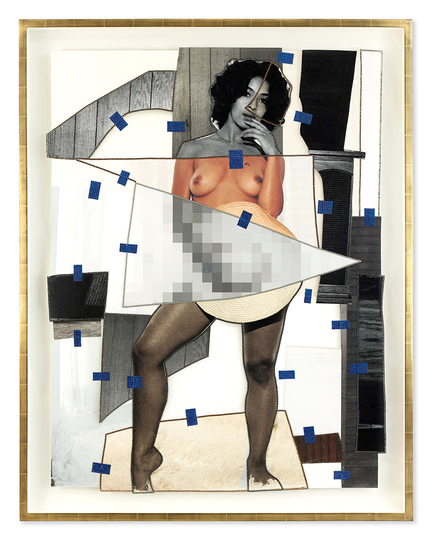 Mickalene Thomas, Jet Blue #18, 2021