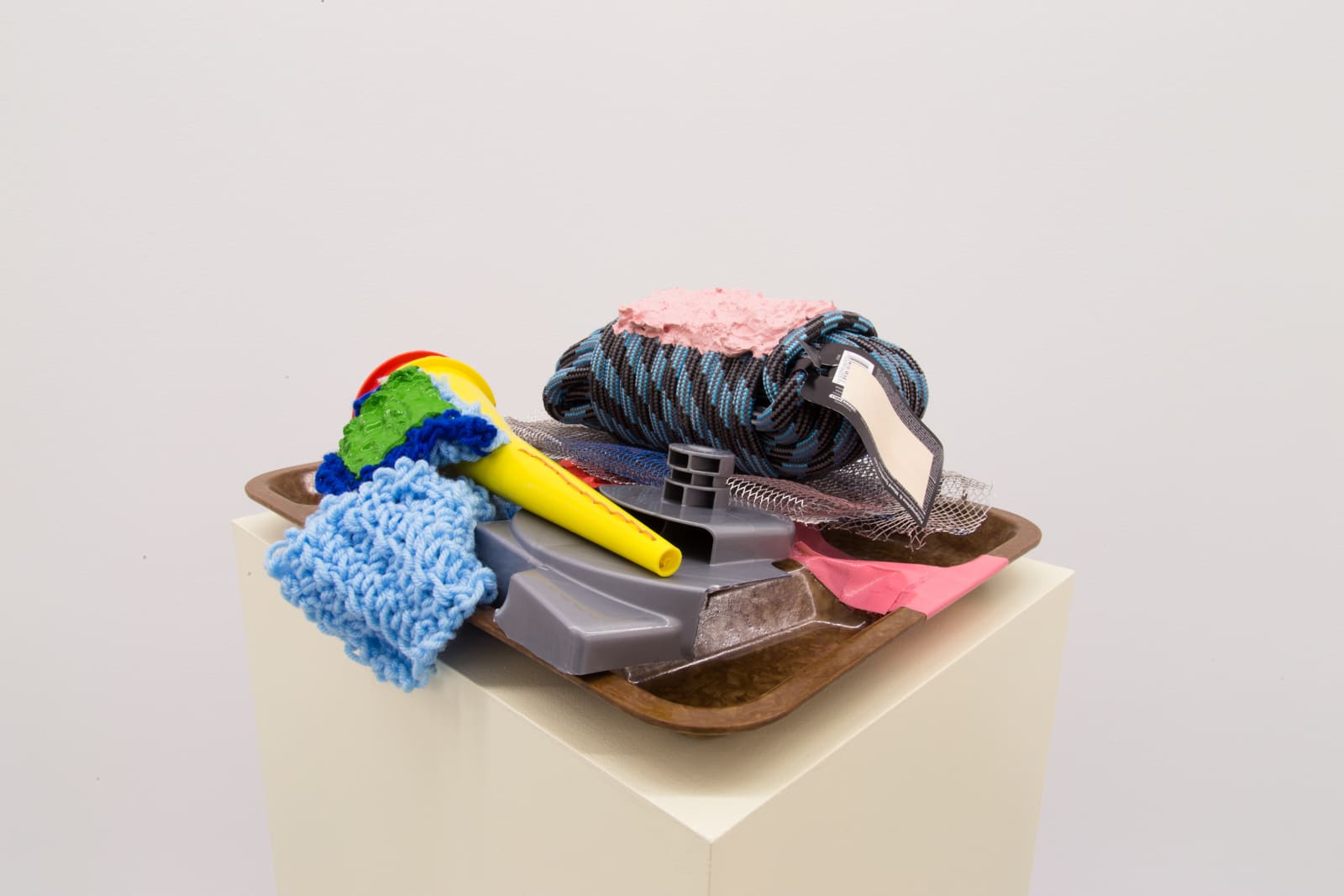 Jessica Stockholder, Served Stack, 2015