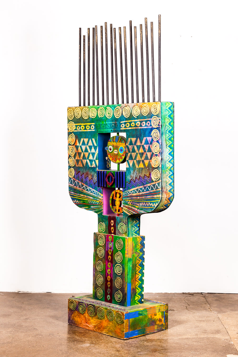 Wadsworth Jarrell, Extolling a Djwoke Headdress, 1993
