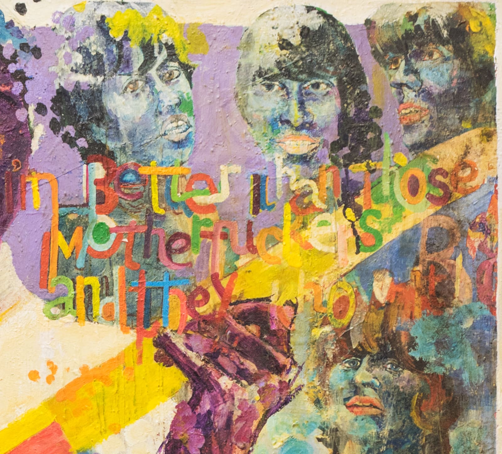 Wadsworth Jarrell, I Am Better Than Those Motherfuckers and They Know It, 1969