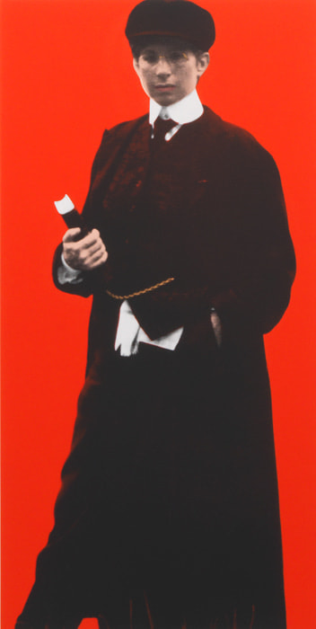 Deborah Kass, Single Red Yentl (My Elvis), 1992
