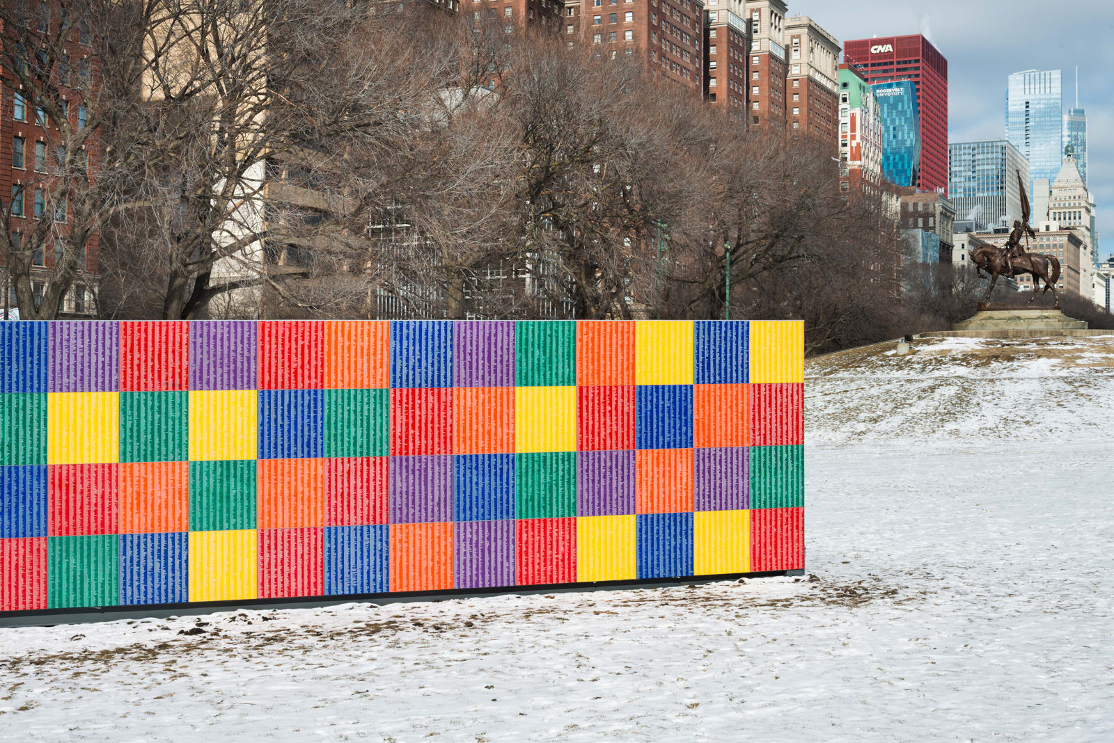 Tony Tasset, Artist Monument, 2014