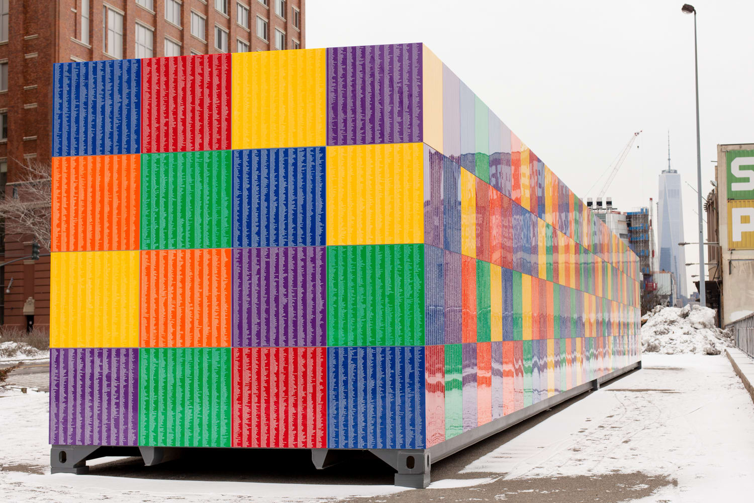 Tony Tasset, Artist Monument, 2014