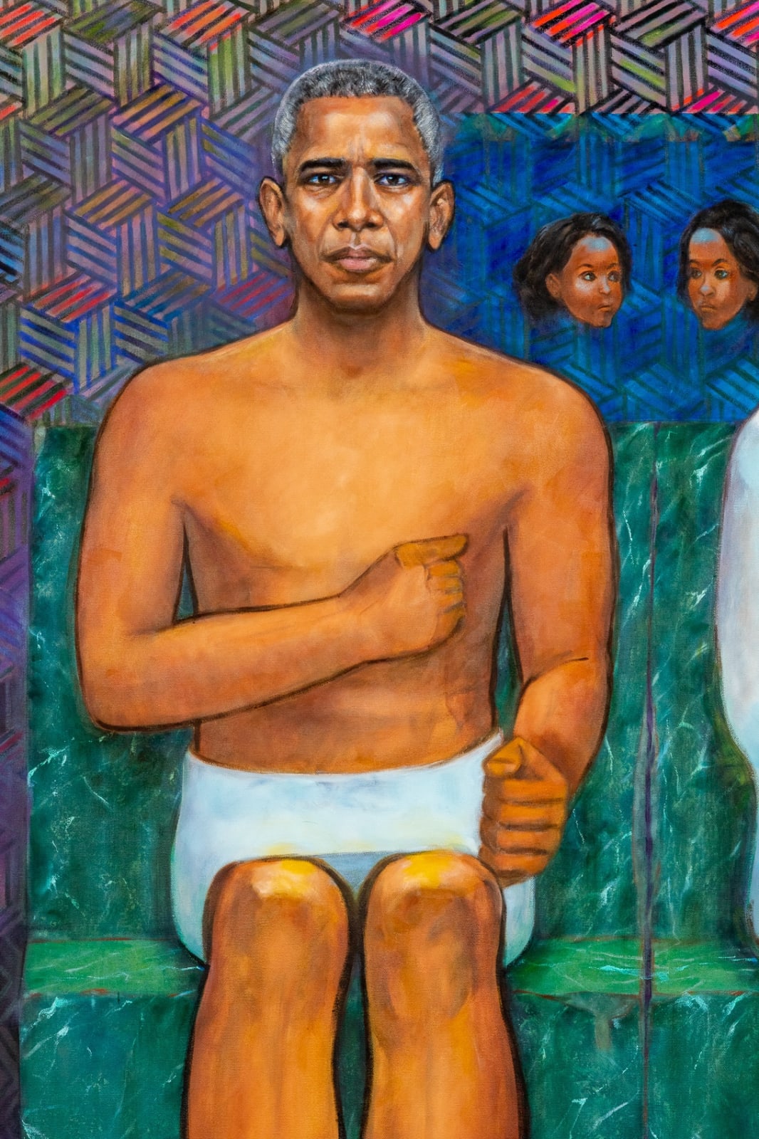 Sherman Beck, Seated Royalty, 2020-21