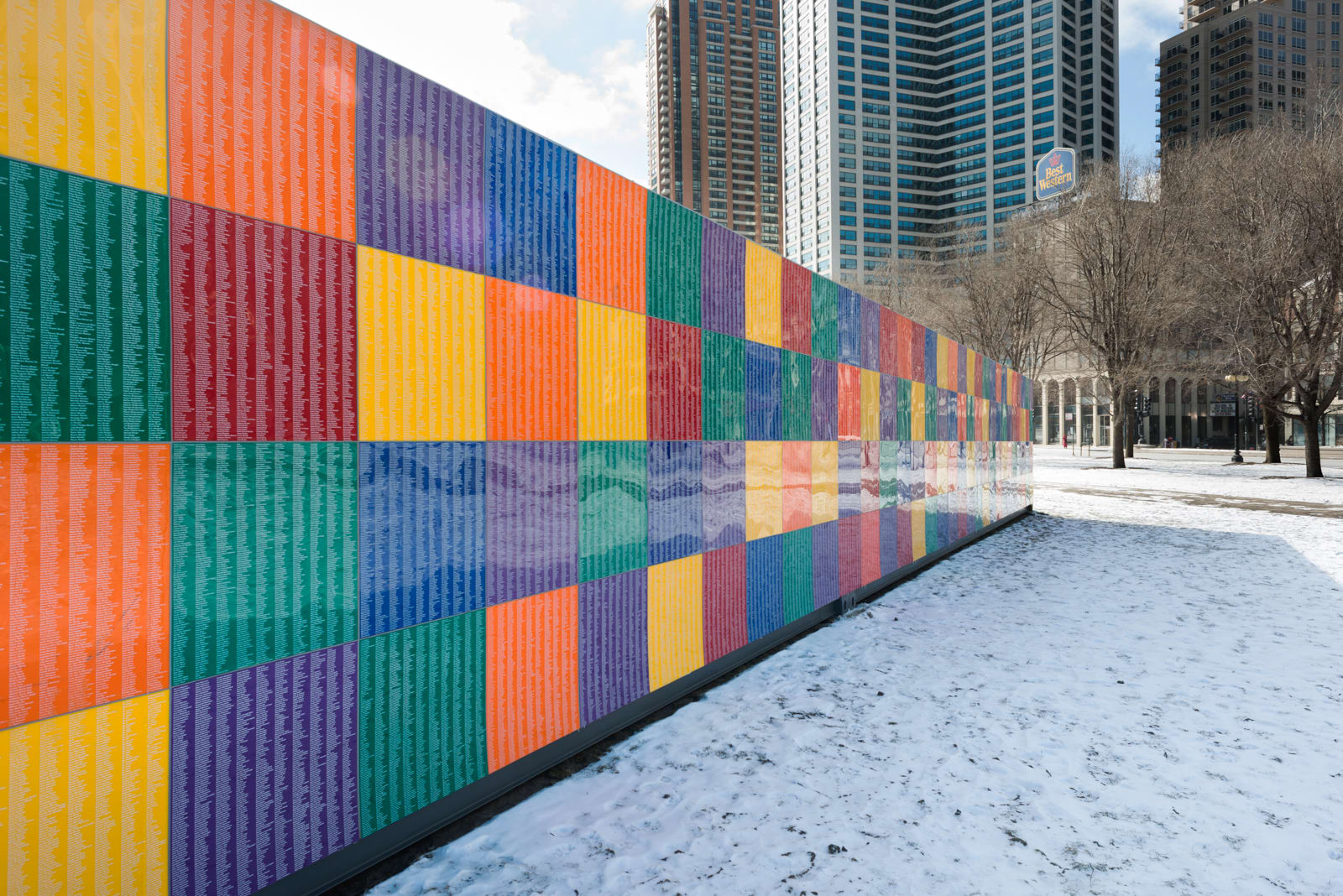 Tony Tasset, Artist Monument, 2014