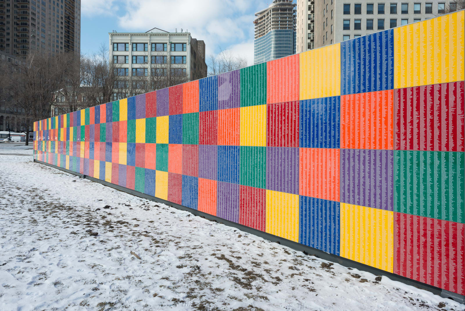Tony Tasset, Artist Monument, 2014
