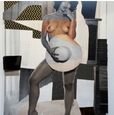 Mickalene Thomas, Jet Blue #18, 2021