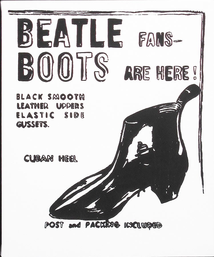 Andy Warhol, Beatle Boots (Positive), 1985–86