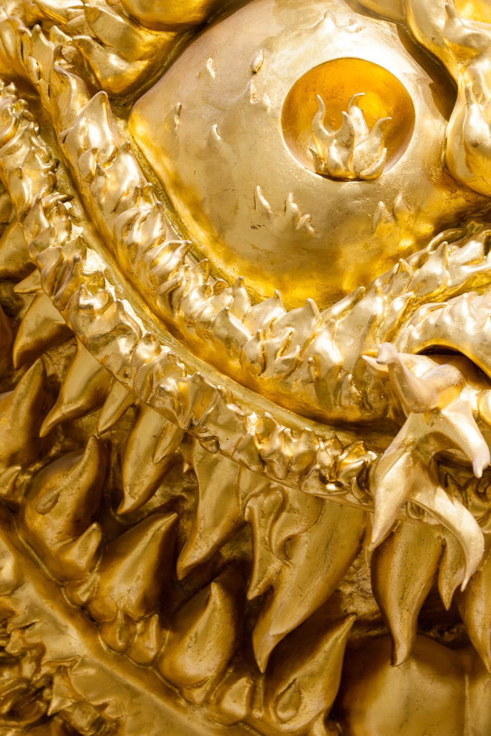 Tony Tasset, Angry Sun, 2018