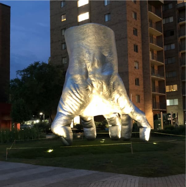 Tony Tasset, Judy's Hand Pavilion, 2018